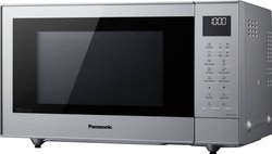 Kuchenka mikrofalowa z funkcją gorącego powietrza i grilla (27 L przestrzeni do gotowania), srebrna Mikrofalówka Panasonic NN-CT57JMGPG 1000 W Funkcja grilla srebrny