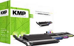 KMP Toner, zestaw Zamiennik Samsung CLT-P4072C, CLT-K4072S, CLT-C4072S, CLT-M4072S, CLT-Y4072S zamiennik Czarny, Cyjan, Magenta, Żółty 1500 strony SA-T38V