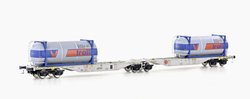 Wagon kontenerowy Mehano 90662 Wagon kontenerowy H0 Sggmrss&#39,90 Troll z ÖBB