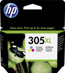 HP atrament 305XL tusz oryginalny  Cyjan, magenta, żółty 3YM63AE