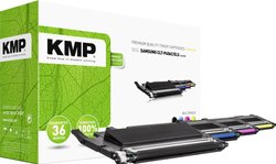 KMP Toner, zestaw Zamiennik Samsung CLT-P406C, CLT-K406S, CLT-C406S, CLT-M406S, CLT-Y406S zamiennik Czarny, Magenta, Cyjan, Żółty 1500 strony SA-T53V